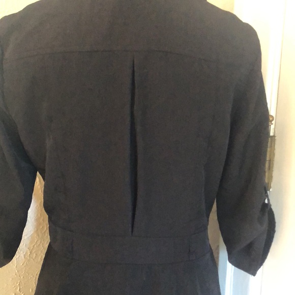 Ladies Dynamite Military Style 3/4 Sleeve Dress - Size Medium - Picture 8 of 11